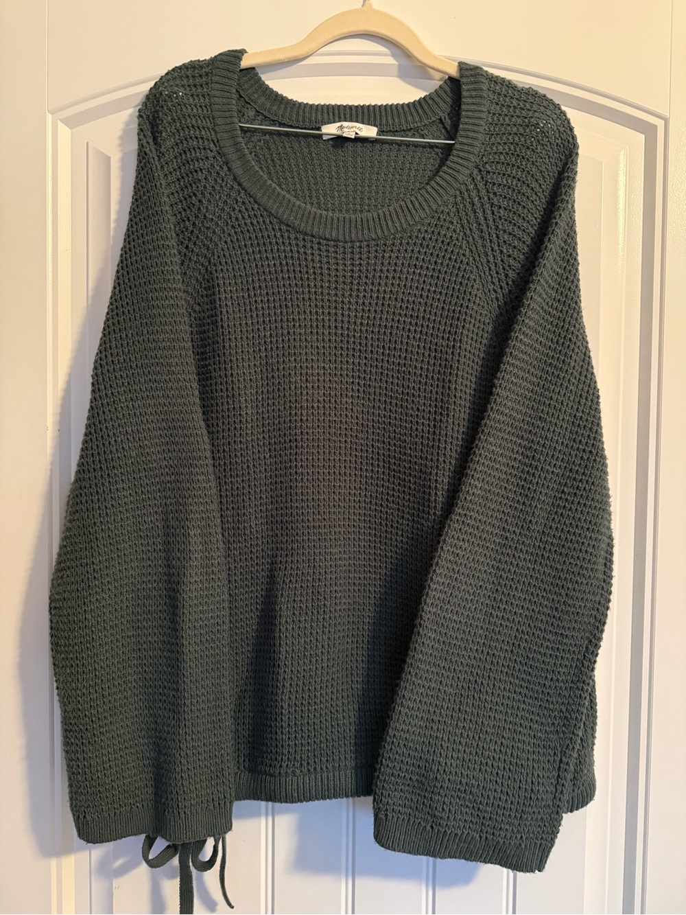 Madewell waffle knit sweater